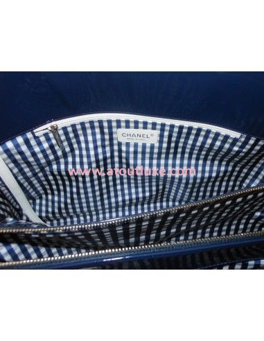 SAC CABAS CHANEL XXL BLEU FONCE SAC CABAS CHANEL XXL BLEU FONCE