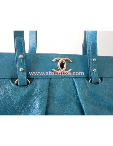 SAC CABAS CHANEL XXL BLEU SAC CABAS CHANEL XXL BLEU