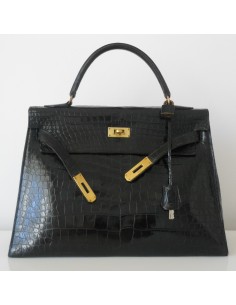 SAC HERMES KELLY CROCODILE...