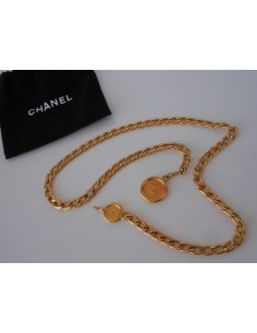CEINTURE CHANEL DORÉE 2