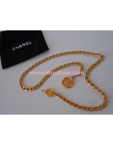 CEINTURE CHANEL DORÉE