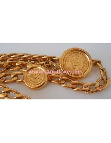 CEINTURE CHANEL DORÉE CEINTURE CHANEL DORÉE