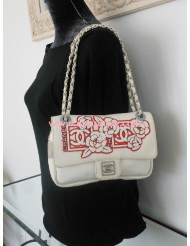 SAC CHANEL TIMELESS BLANC SAC CHANEL TIMELESS BLANC