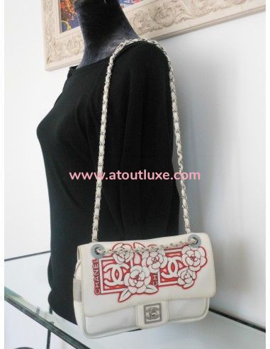 SAC CHANEL TIMELESS BLANC SAC CHANEL TIMELESS BLANC