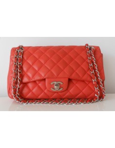 SAC CHANEL CLASSIQUE CORAIL 