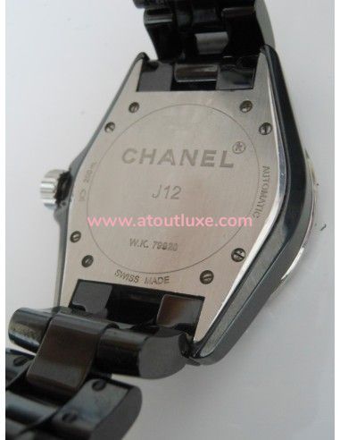 MONTRE CHANEL J12 38mm INDEX DIAMANTS MONTRE CHANEL J12 38mm INDEX DIAMANTS