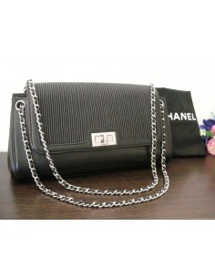 SAC CHANEL NOIR ET ACIER