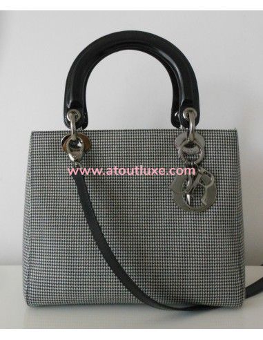 SAC LADY DIOR PIED DE POULE