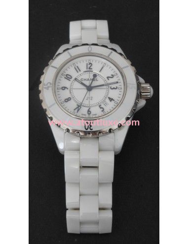 MONTRE CHANEL J12 33mm BLANCHE MONTRE CHANEL J12 33mm BLANCHE