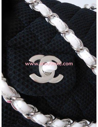 SAC CHANEL TIMELESS TOILE NOIR SAC CHANEL TIMELESS TOILE NOIR