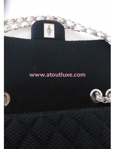 SAC CHANEL TIMELESS TOILE NOIR SAC CHANEL TIMELESS TOILE NOIR