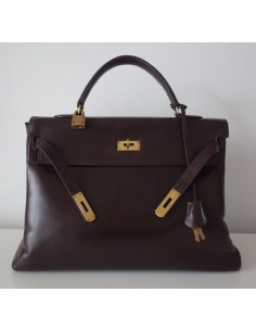 SAC HERMES KELLY 35 MARRON