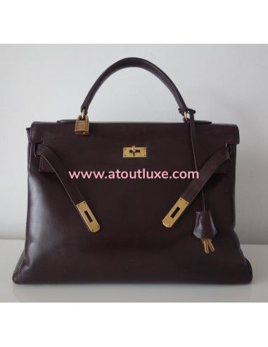 SAC HERMES KELLY 35 MARRON