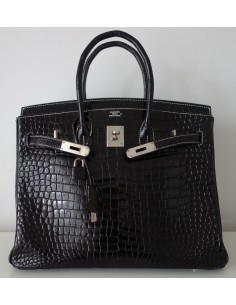 SAC HERMES BIRKIN 35 CROCODILE