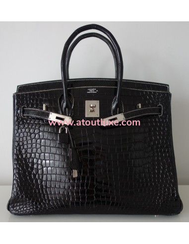 SAC HERMES BIRKIN 35 CROCODILE