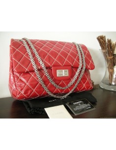 SAC CHANEL 2.55 ROUGE TAILLE L