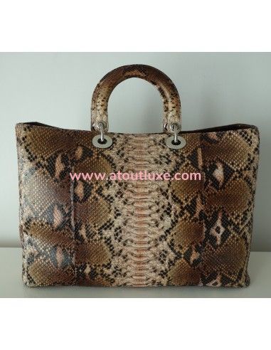 SAC LADY DIOR PYTHON - XXL  SAC LADY DIOR PYTHON - XXL