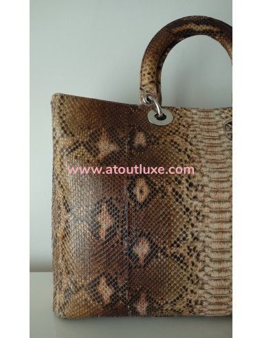 SAC LADY DIOR PYTHON - XXL  SAC LADY DIOR PYTHON - XXL