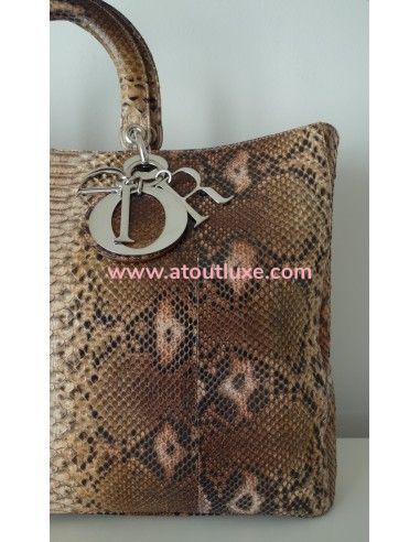 SAC LADY DIOR PYTHON - XXL  SAC LADY DIOR PYTHON - XXL