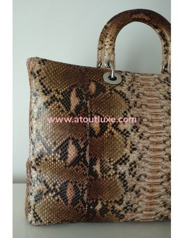 SAC LADY DIOR PYTHON - XXL  SAC LADY DIOR PYTHON - XXL