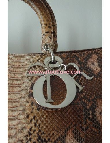 SAC LADY DIOR PYTHON - XXL  SAC LADY DIOR PYTHON - XXL