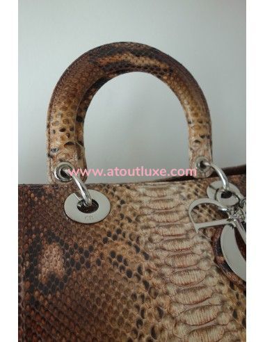 SAC LADY DIOR PYTHON - XXL  SAC LADY DIOR PYTHON - XXL