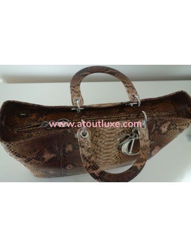 SAC LADY DIOR PYTHON - XXL  SAC LADY DIOR PYTHON - XXL
