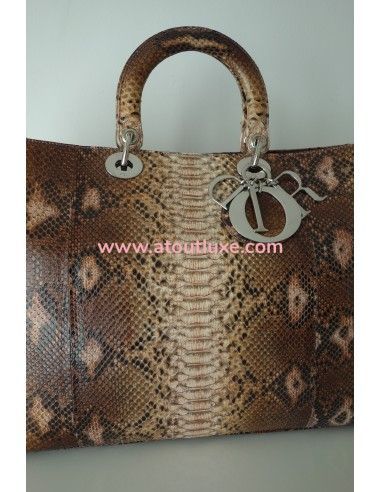 SAC LADY DIOR PYTHON - XXL  SAC LADY DIOR PYTHON - XXL