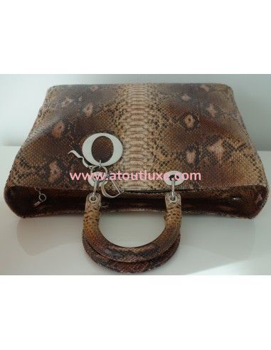 SAC LADY DIOR PYTHON - XXL  SAC LADY DIOR PYTHON - XXL