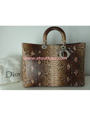 SAC LADY DIOR PYTHON - XXL  SAC LADY DIOR PYTHON - XXL