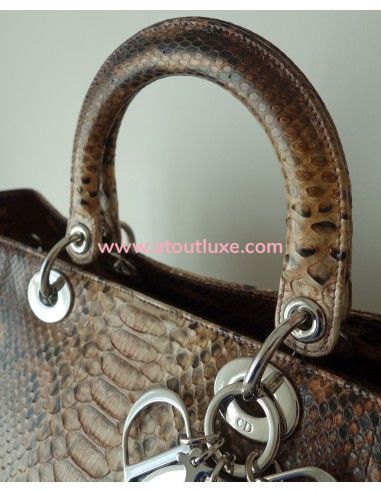 SAC LADY DIOR PYTHON - XXL  SAC LADY DIOR PYTHON - XXL