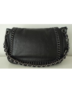 SAC CHANEL CUIR NOIR 2